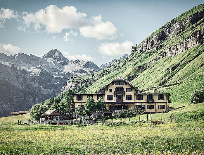 Das Hotel Fex, ein wunderschönes Berghotel im Kanton Graubünden