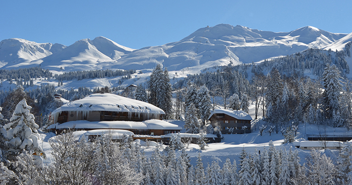 Hotel Stoos im Kanton Schwyz im Winter